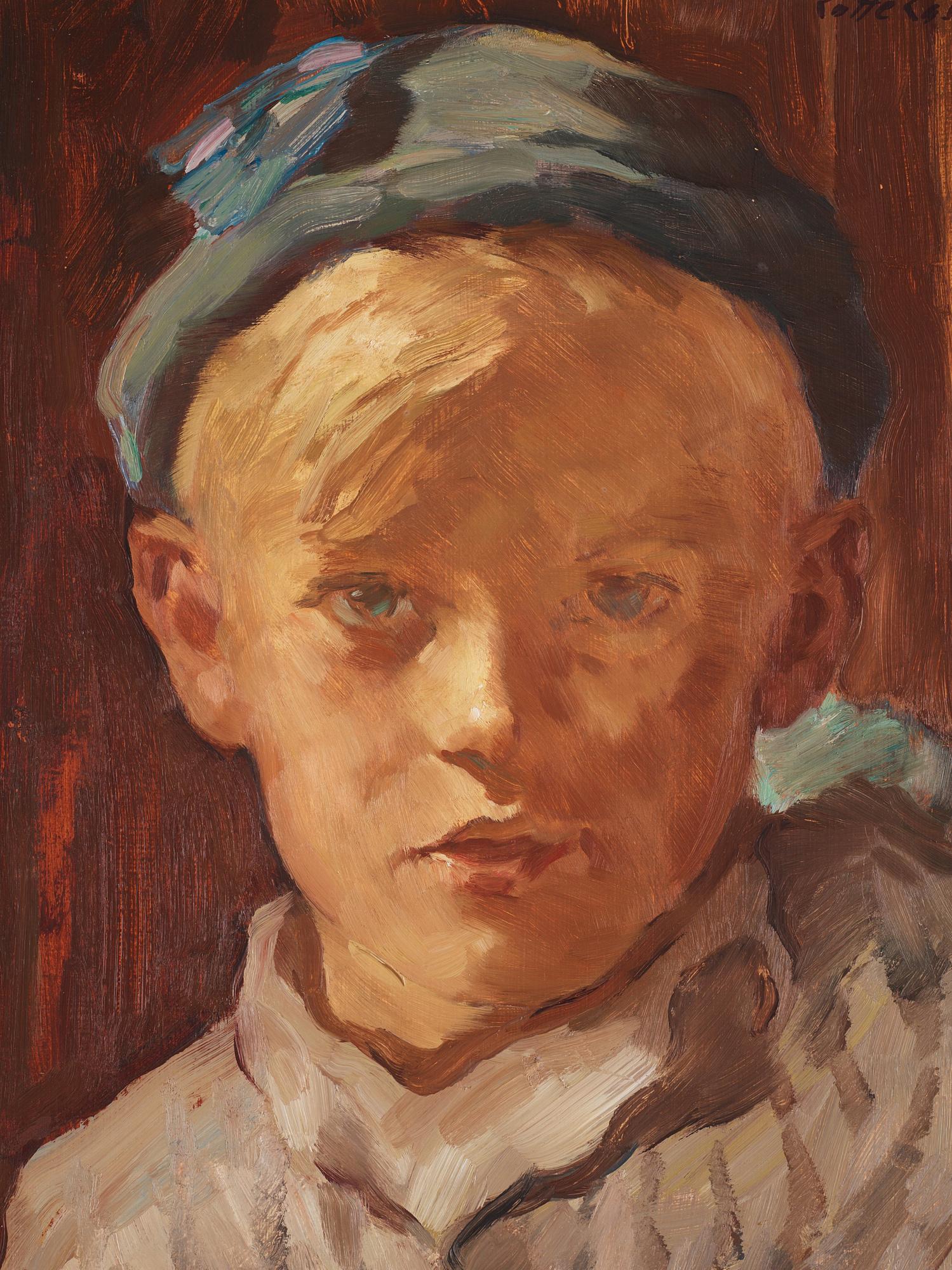 Lotte Laserstein, Portrait of a boy.