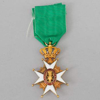 The Royal Order of Vasa, gold 18 ct and enamel.