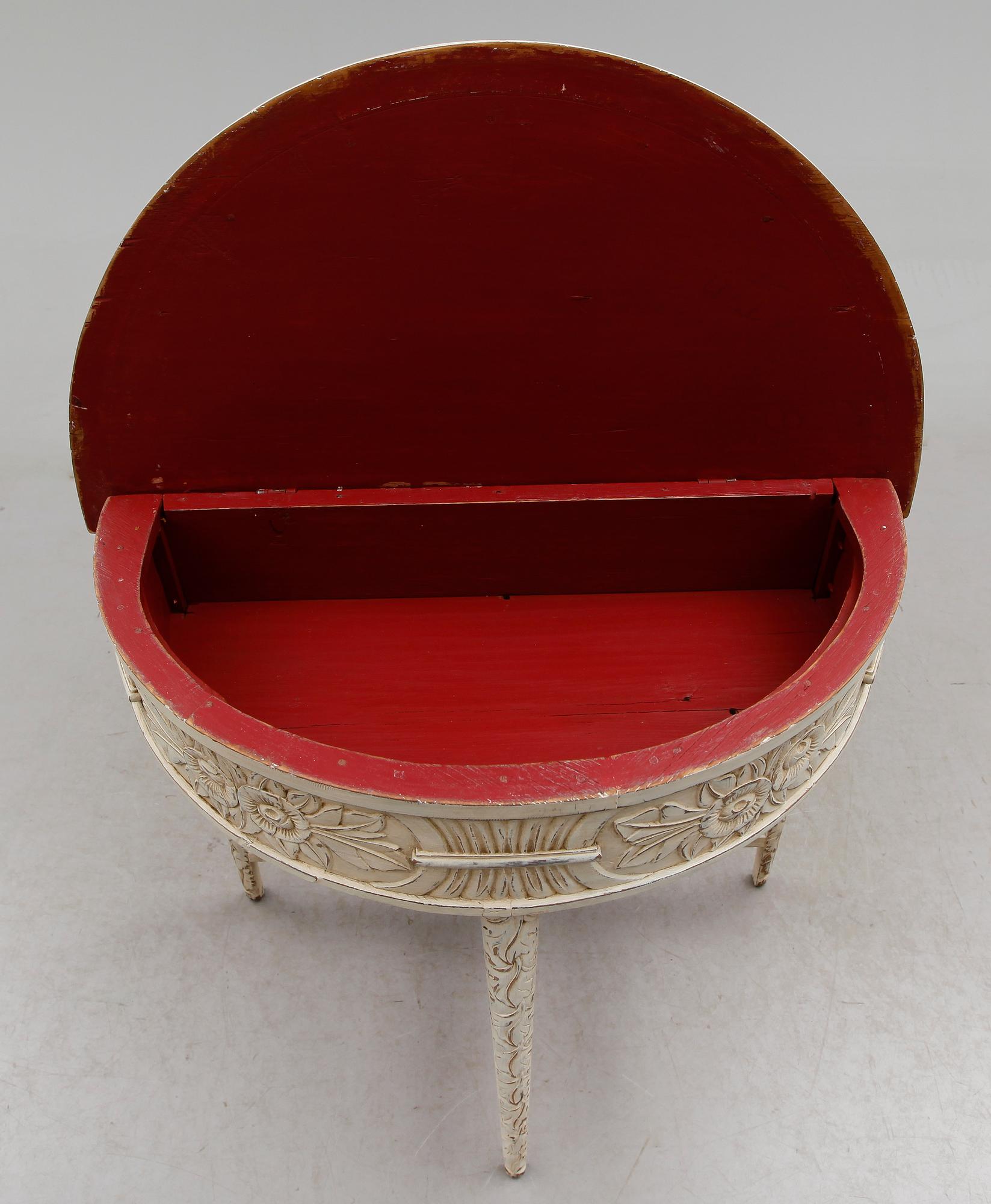 VÄGGBORD, troligen Norge, 1800-talets andra hälft.