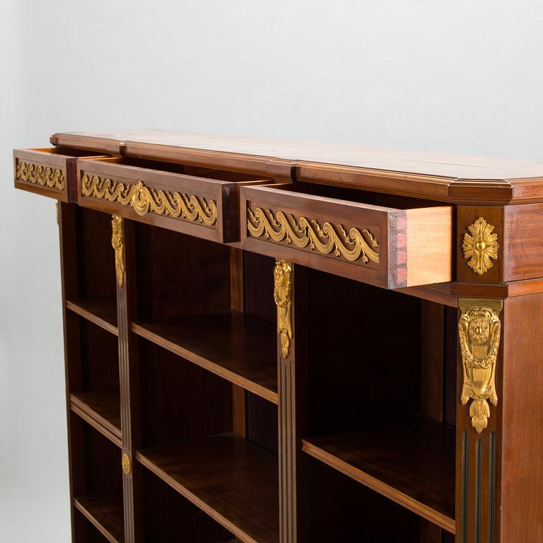 A 20th-century Louis XVI style bookcase.