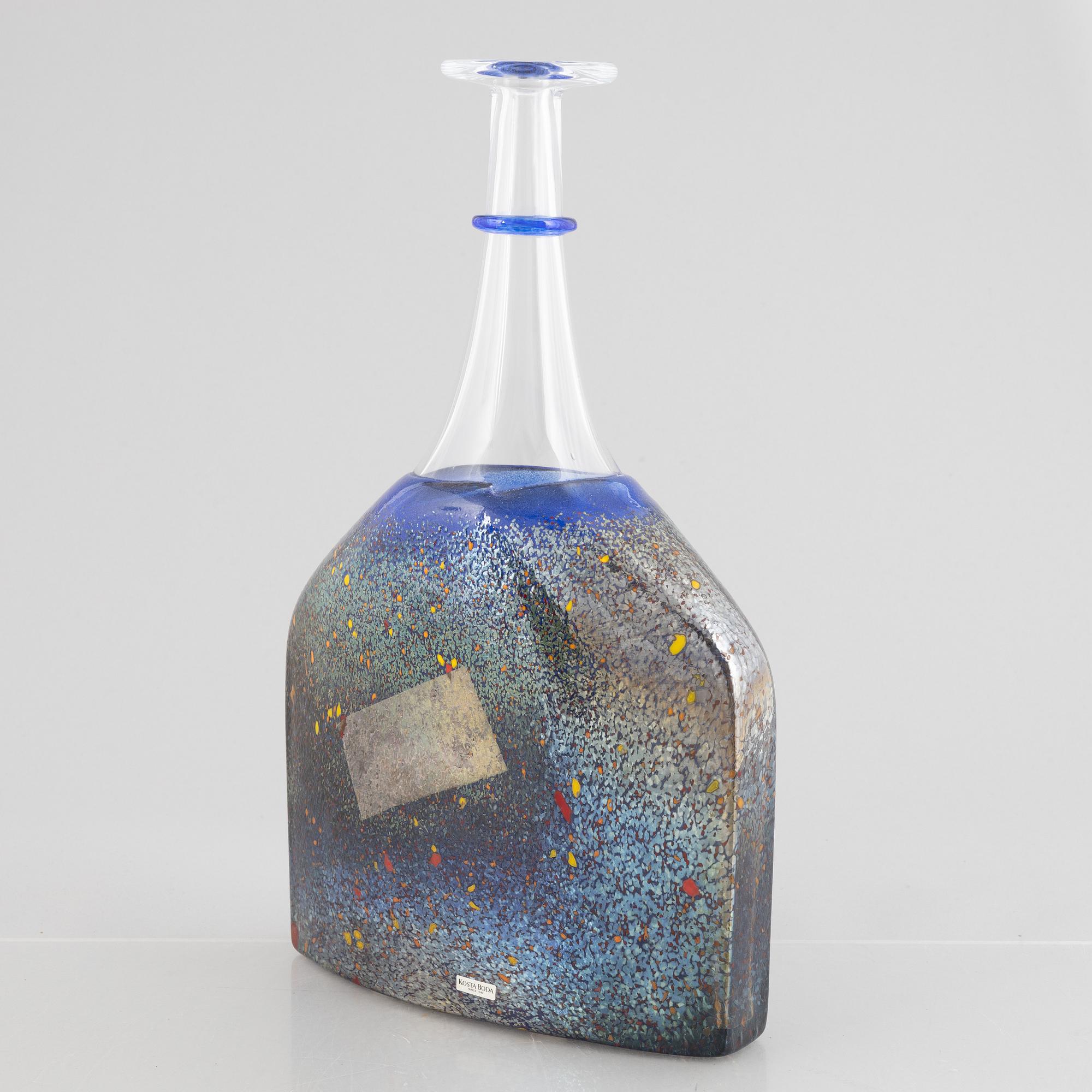 Bertil Vallien, vase, Kosta Boda.