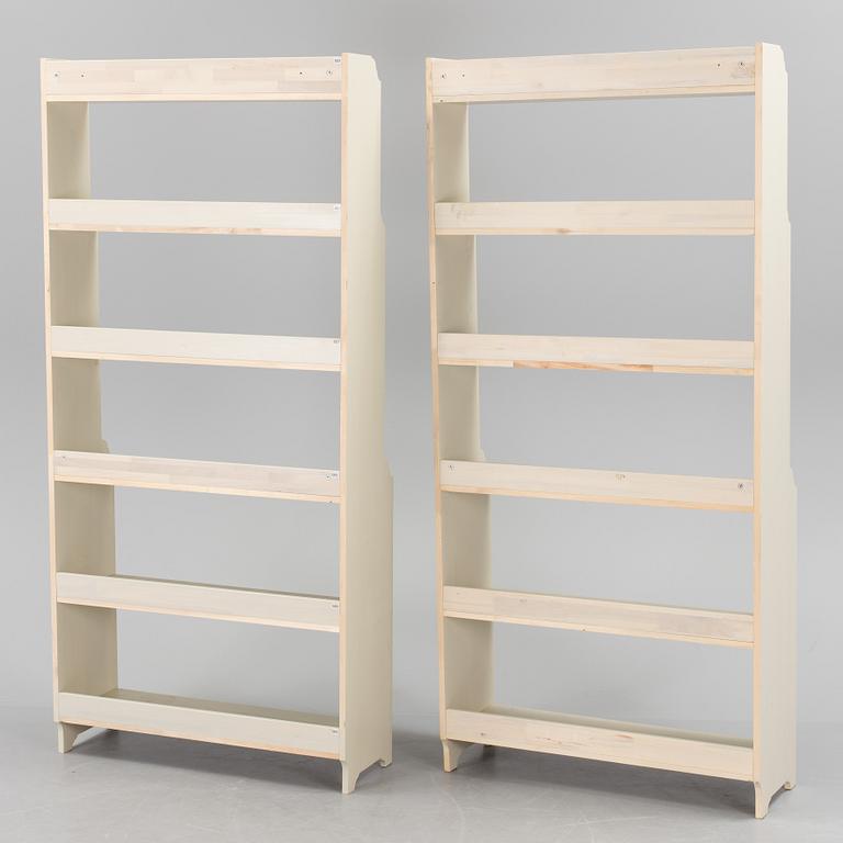 Two book shelves Leksvik by IKEA.