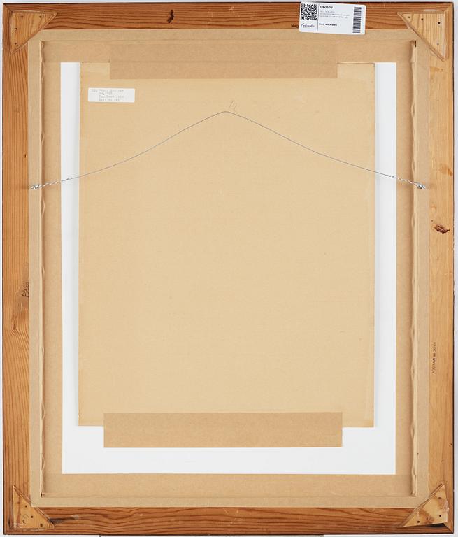 NELL WALDEN, watercolour/mixed media on paper, signed and dated -68.