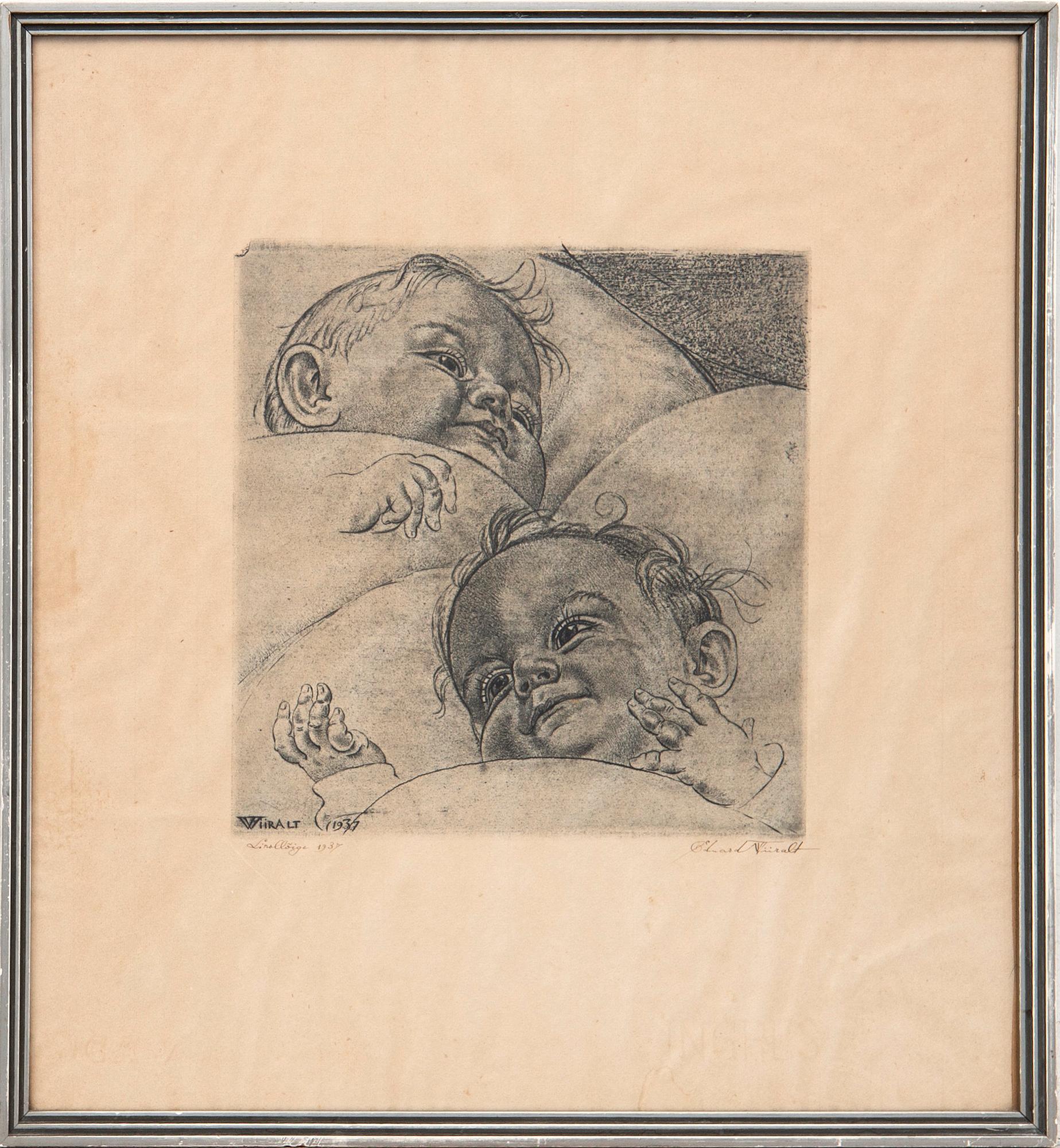 Eduard Wiiralt, "Lapsed" (Children).