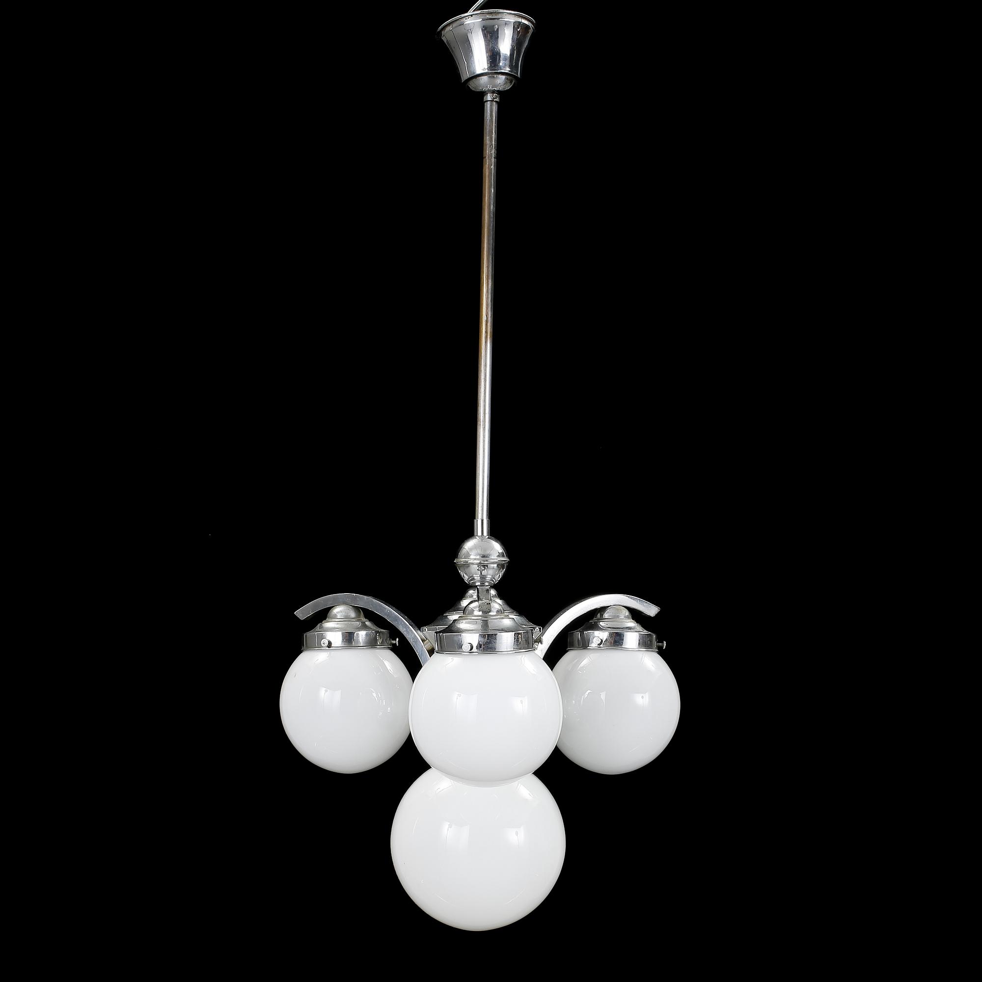 TAKLAMPA, art deco, 1940-tal.