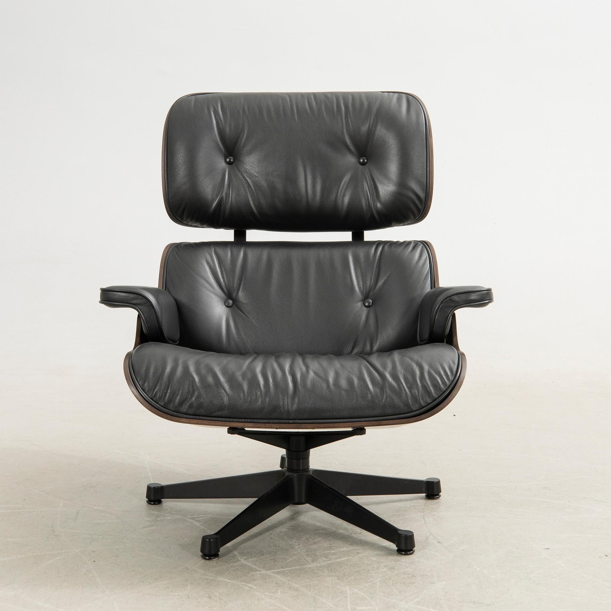 Charles & Ray Eames, "Lounge Chair", Black Chestnut, Vitra, 2023.