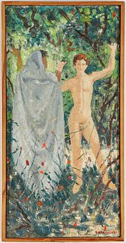 Giovanni Colacicchi, oil on canvas, signed.