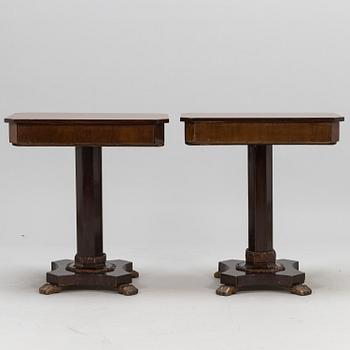 Two side tables first half of the 20th century.