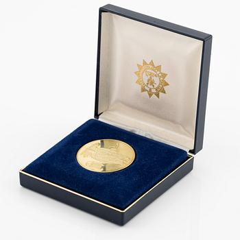 Medal, 18K gold, Telefonaktiebolaget LM Ericsson.