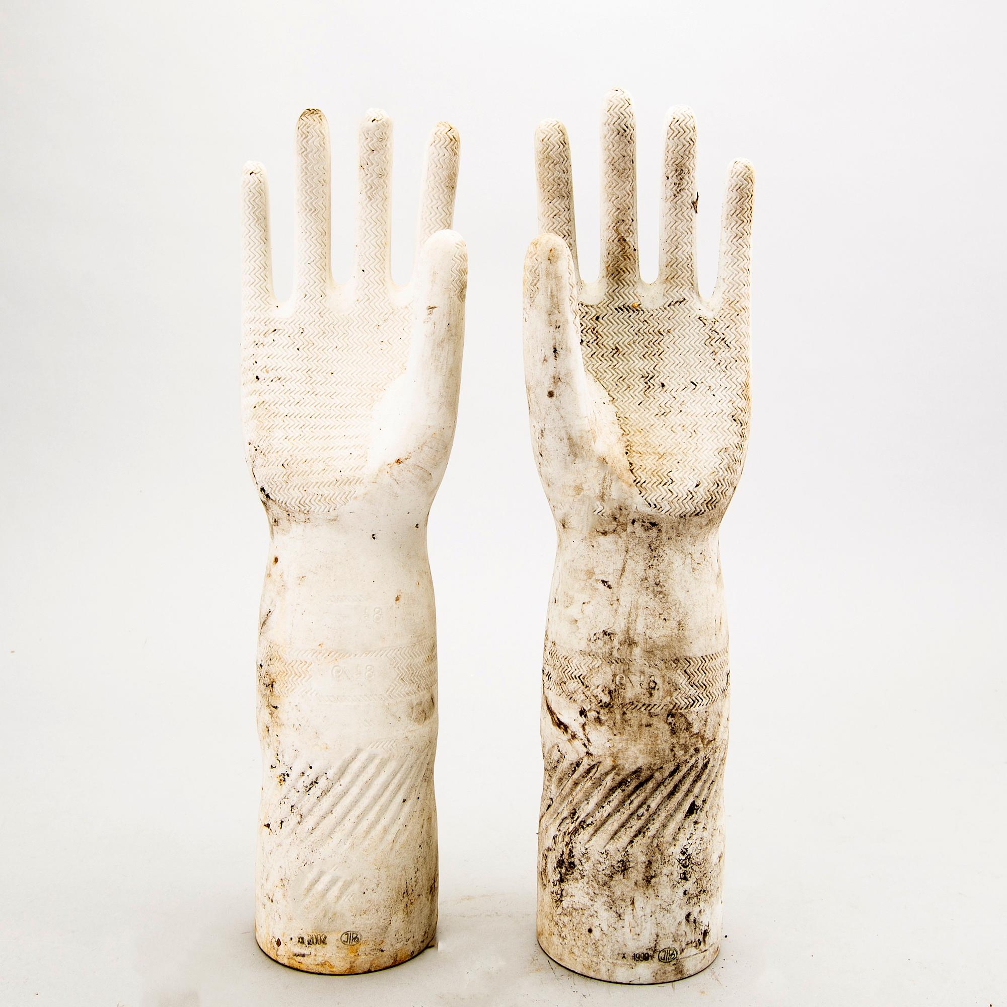 Glove molds, 9 pcs, France around 2000.