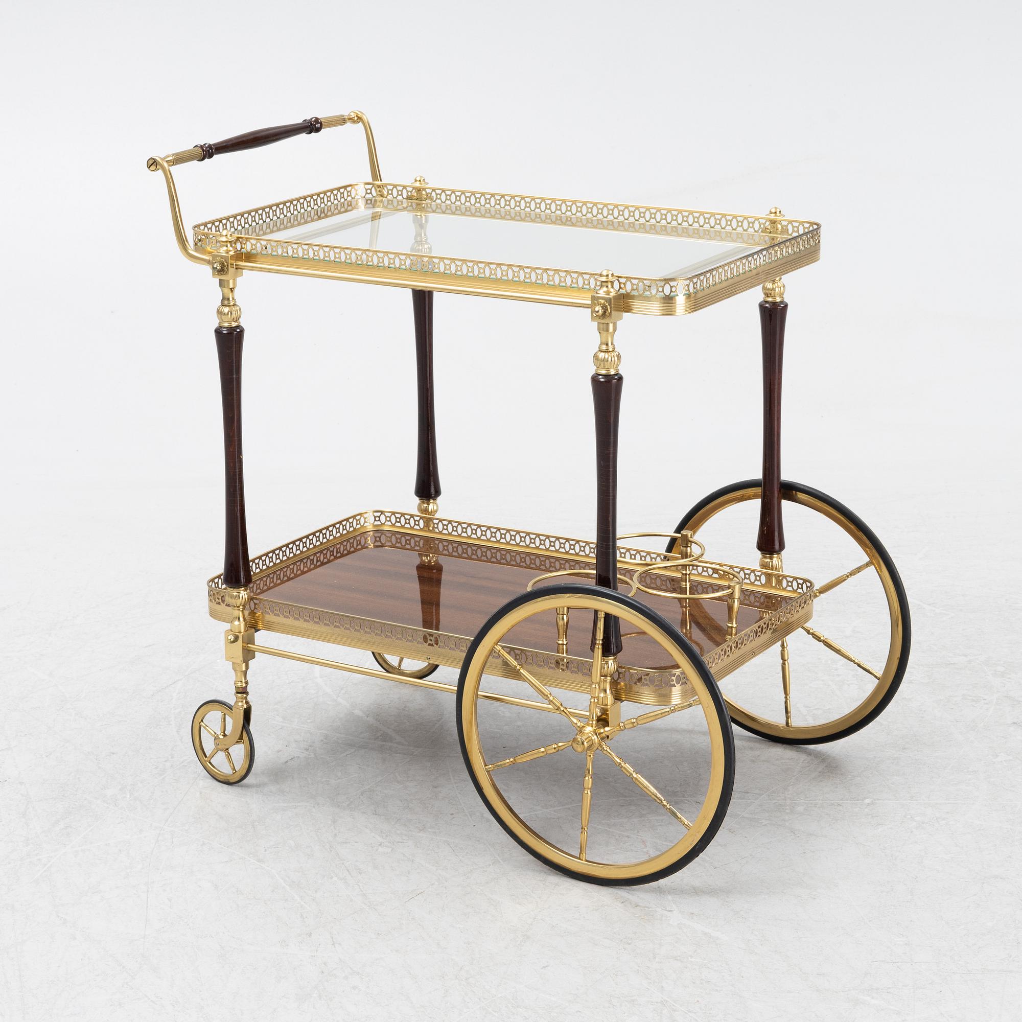 A serving trolley, 'Frati', Italy, 1970's.