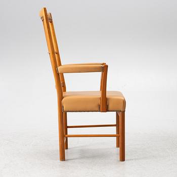 Josef Frank, Armchair, model 652, Svenskt Tenn, after 1985.