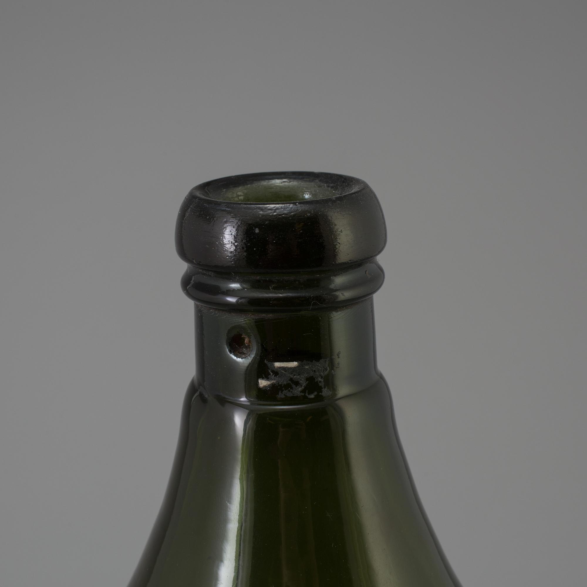 FLASKA, glas, 1800-tal.
