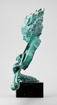 MAX MILO, skulptur, brons. Sign.
