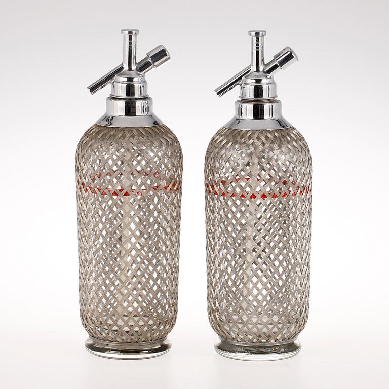 SODASIFONER, ett par, 1900-tal.