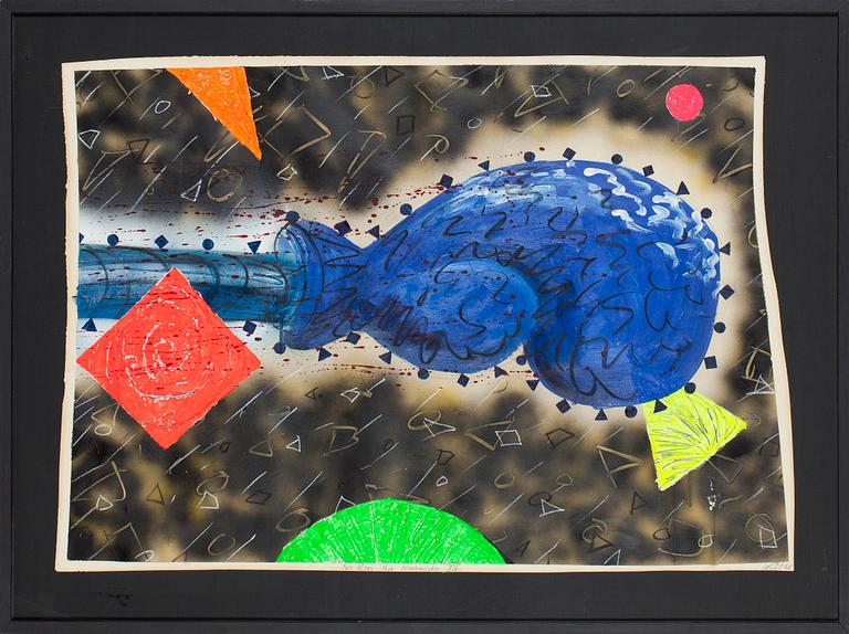 Jan-Erik Andersson, "Yves Klein's Blue Boxing Glove XIV".