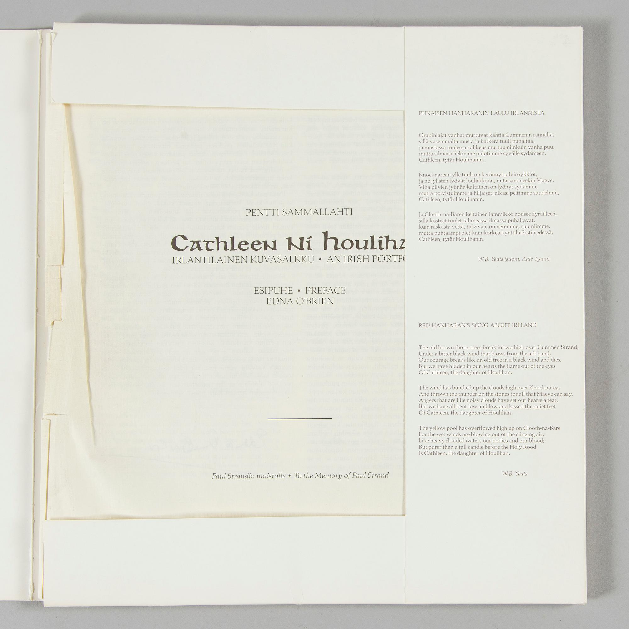 Pentti Sammallahti, "Irlantilainen Kuvasalkku - An Irish Portfolio".