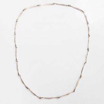 Björn Weckström, a sterling silver necklace 'Rays' for Lapponia 1975.