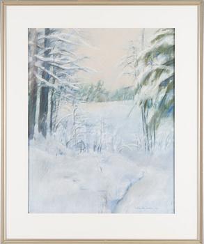 SIRKKA-LIISA LONKA, pastelli, signerattu ja päivätty -76.