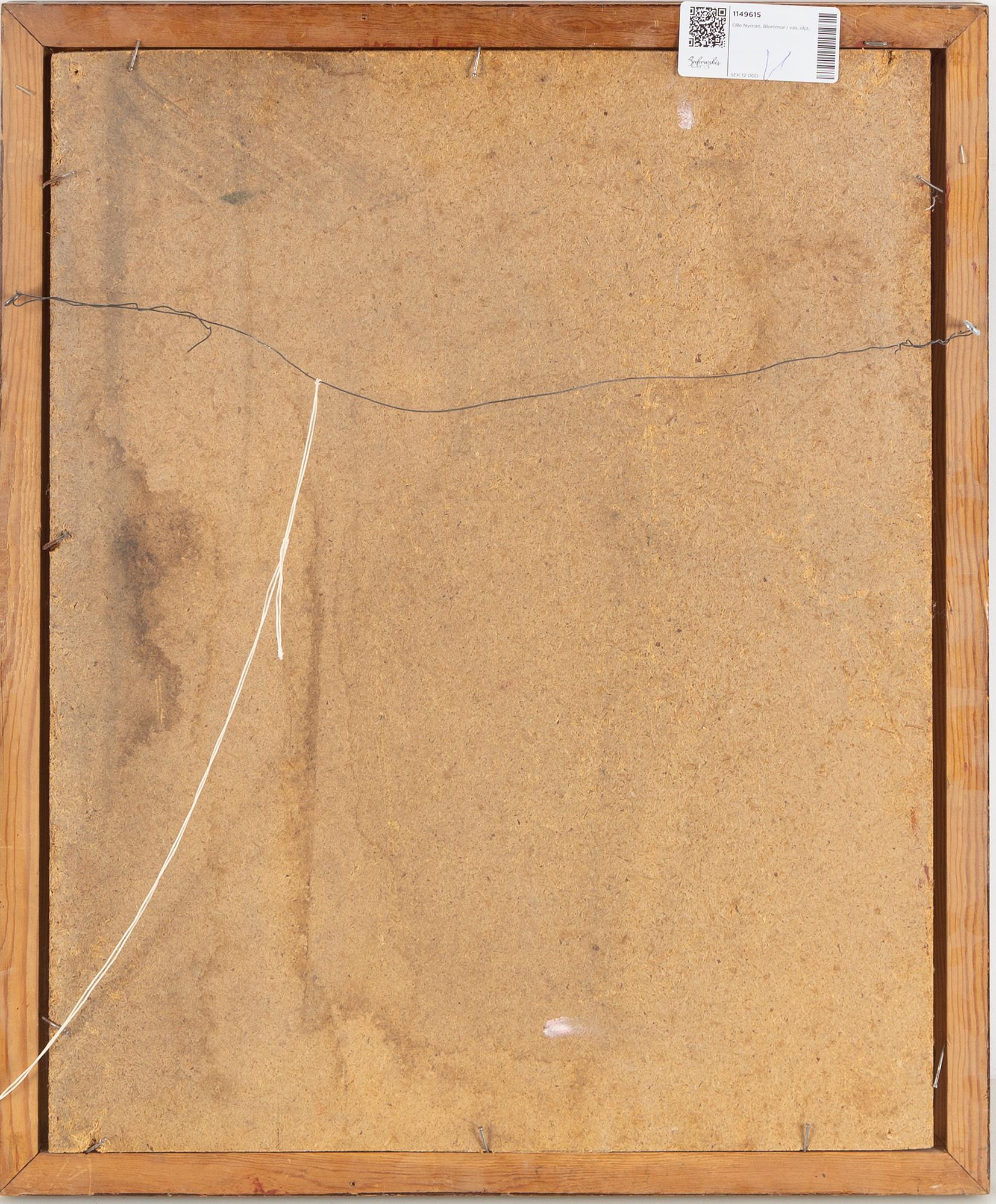OLLE NYMAN, oil on panel, signed.