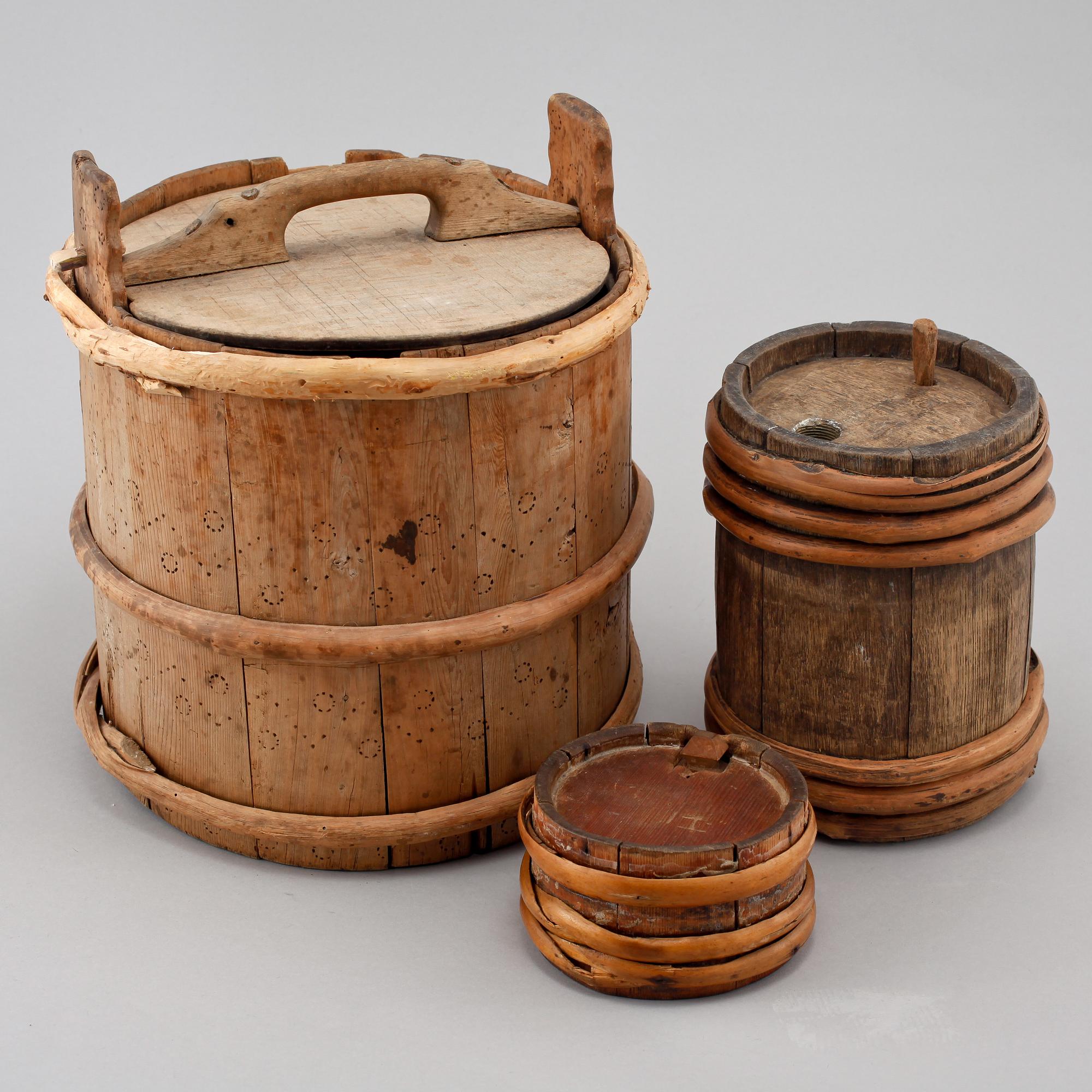 LAGGKÄRL, 3 st, 1800-tal.