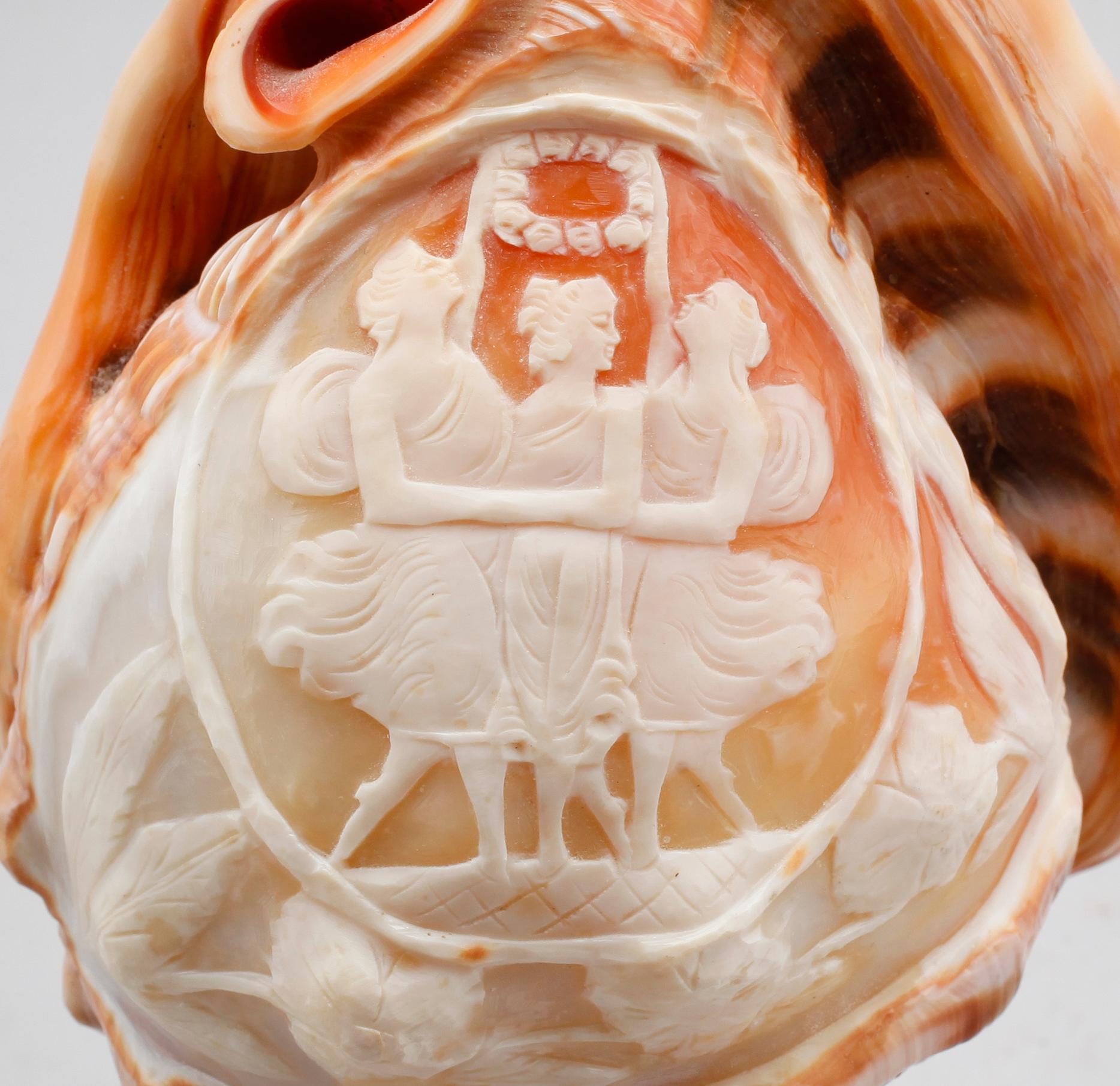 BORDSLAMPA, camé, 1900-talets första hälft.