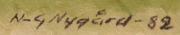 NILS-GUSTAV NYGÅRD, oil on canvas, signed and dated -82.