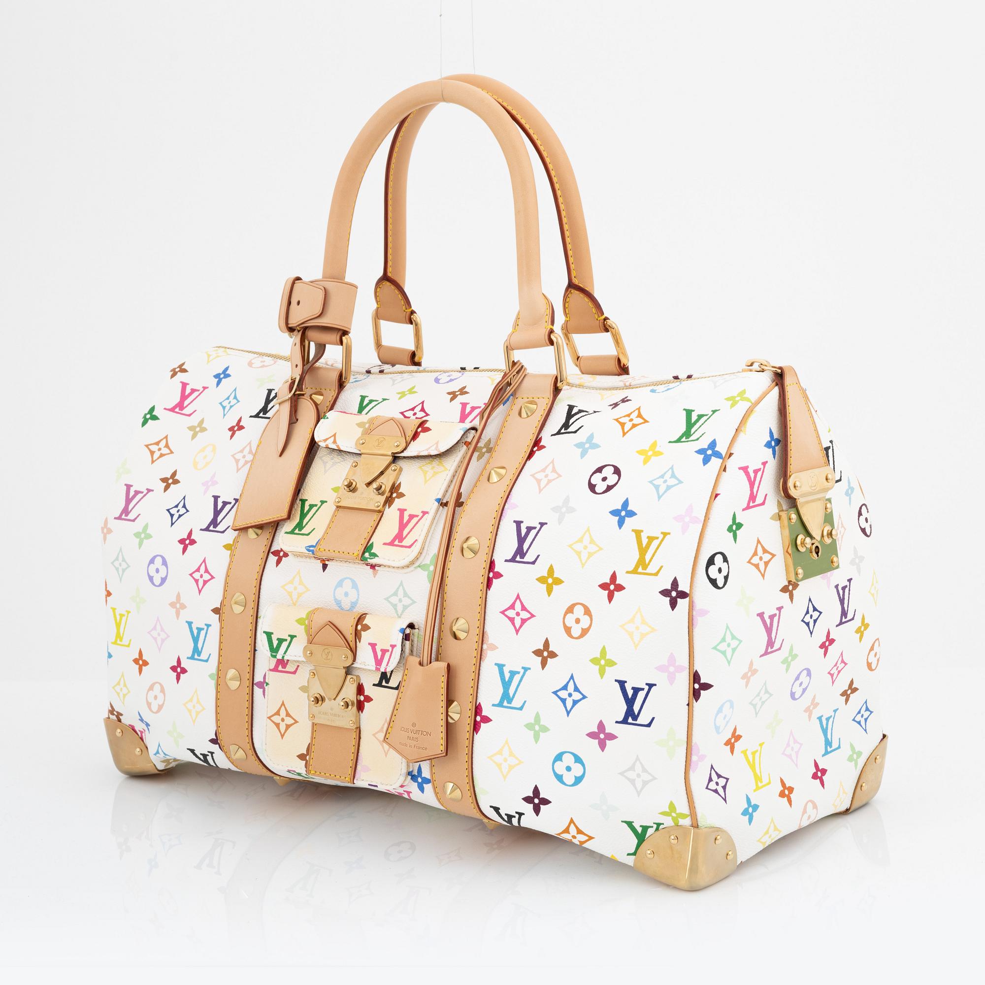 Louis Vuitton, A multi color 'Keepall cloth travel bag', 2003.