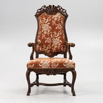 Armchair, Rococo, mid-18th century.