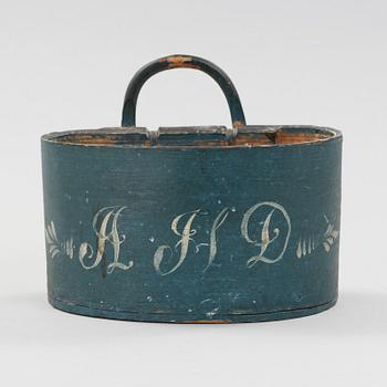 a swedish wooden box from the 19th century.