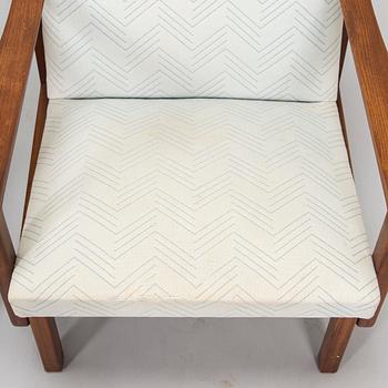 Aulis Leinonen, a pair of 1960s armchairs, model 1416, for Asko.