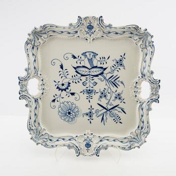 Tray Meissen Germany mid-20th century porcelain.