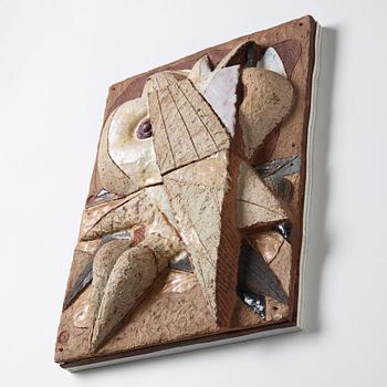 Tyra Lundgren, relief "Duvabstraktion", egen ateljé, 1960-tal.