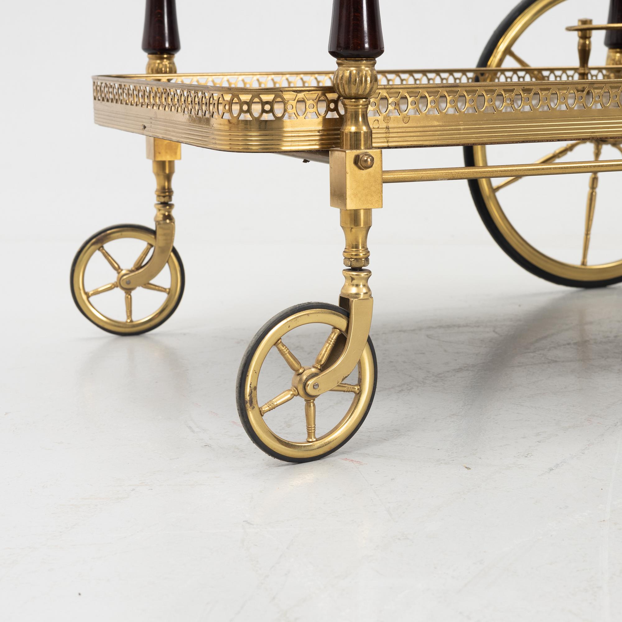 Serveringsvagn, 1900-talets senare del.