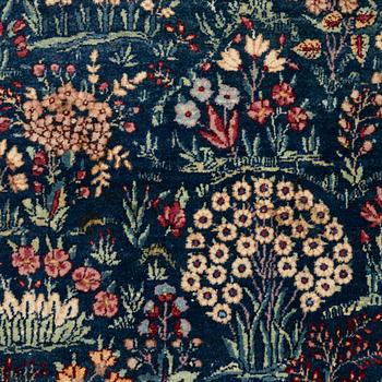 Rug, Kirman Millefleur, approx. 250 x 150 cm.