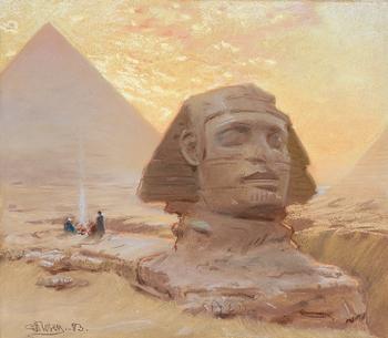 635. Georg von Rosen, "Sfinxen vid Gizeh" (The Great Sphinx of Giza).