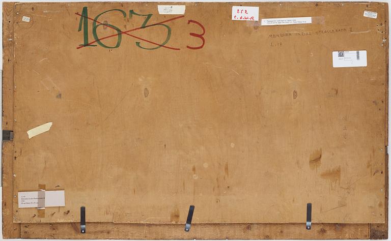 PETER WEISS, diptych, oil on panel,  signed Weiss and dated -35.