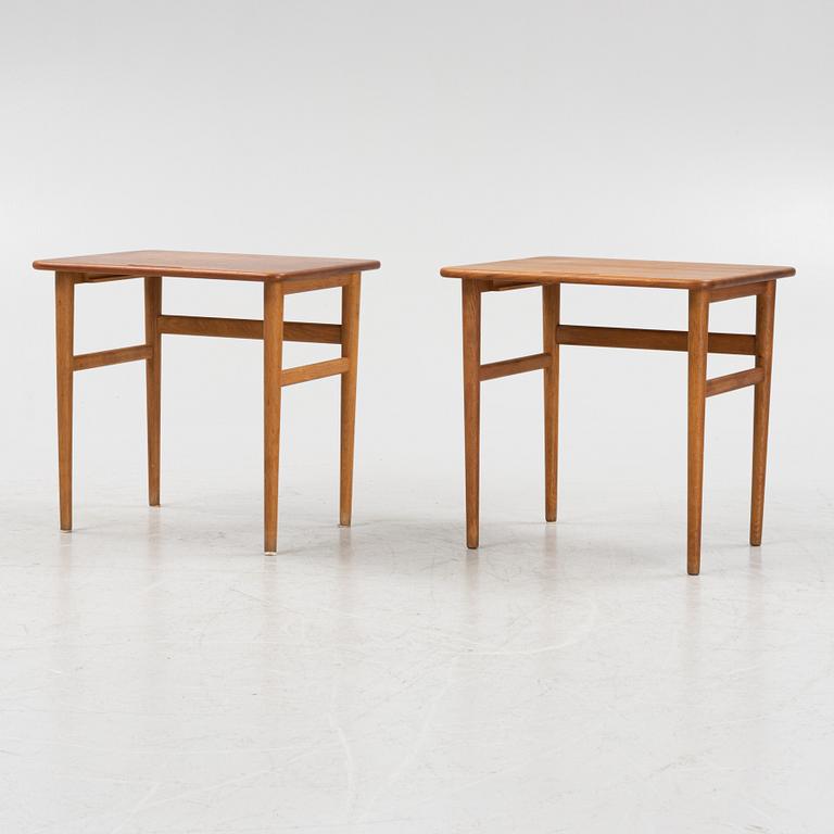 Kurt Østervig, a pair of bedside / side tables, Denmark 1950-60s.