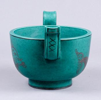 SKÅL, stengods, "Argenta", Wilhelm Kåge, 1930/40-tal.