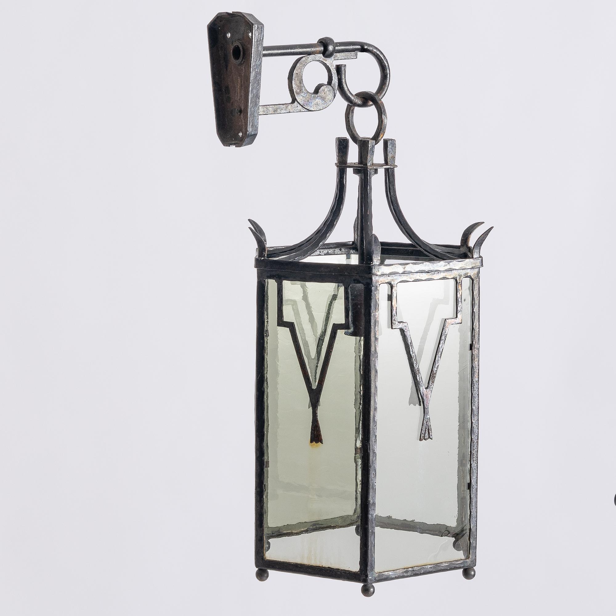 Harald Notini, a wall lamp model "6170", Arvid Böhlmarks Lampfabrik, Stockholm, 1920s-30s.