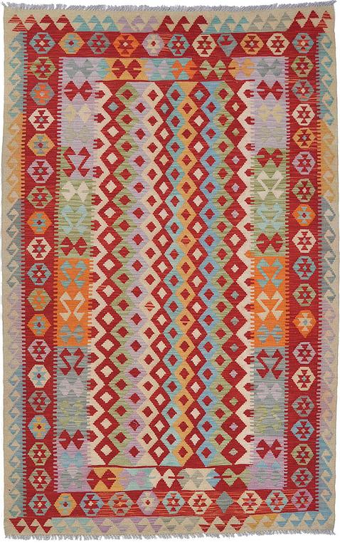 A rug, kilim, ca 244 x 157 cm.
