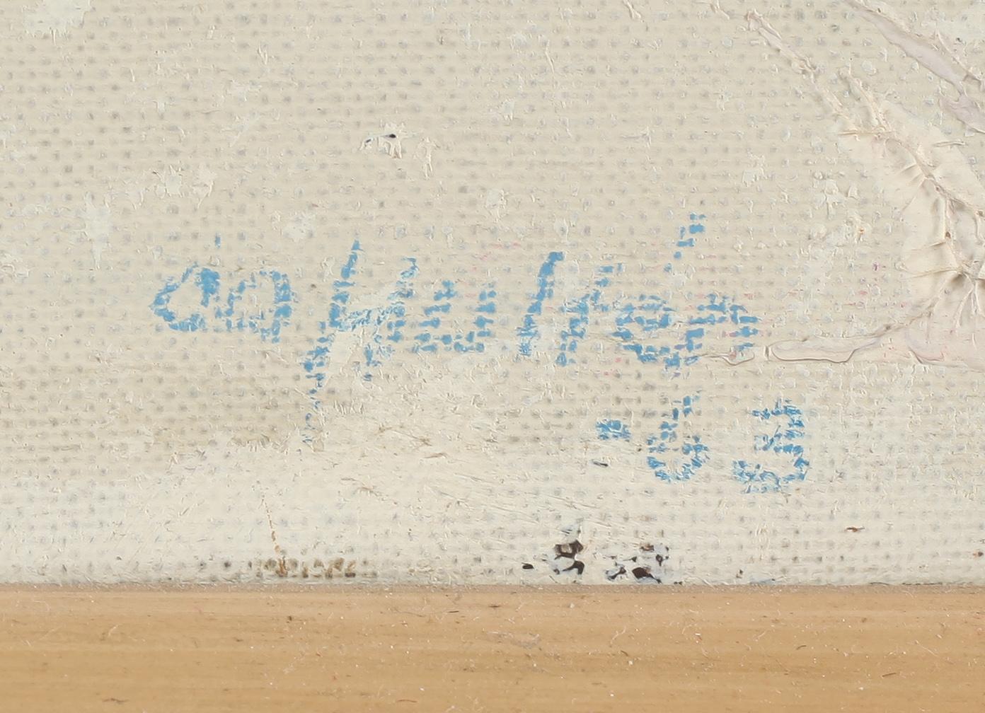 CARL OTTO HULTÉN, olja på duk, signerad och daterad -63.