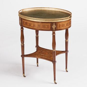 A Gustavian marquetry and gilt-brass mounted tray-table by G. Iwersson (master 1778-1813).