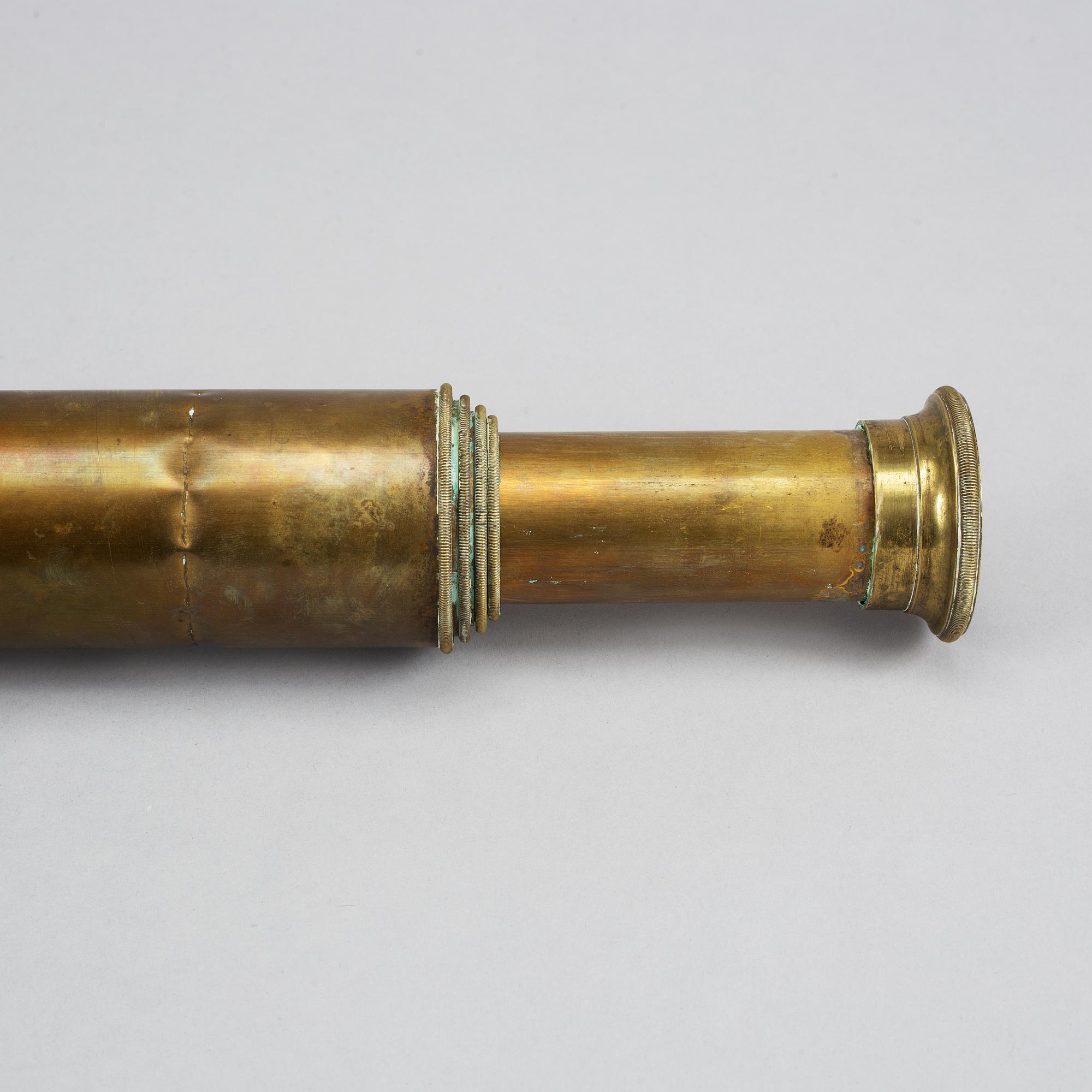 A spotting scope with stand, around 1900's.