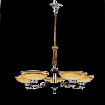 TAKLAMPA. 1930-tal. Höjd 76 cm.