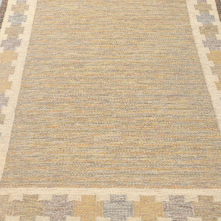 Ingegerd Silow, a carpet, flat weave, ca 199 x 125,5-129 cm, signed IS.