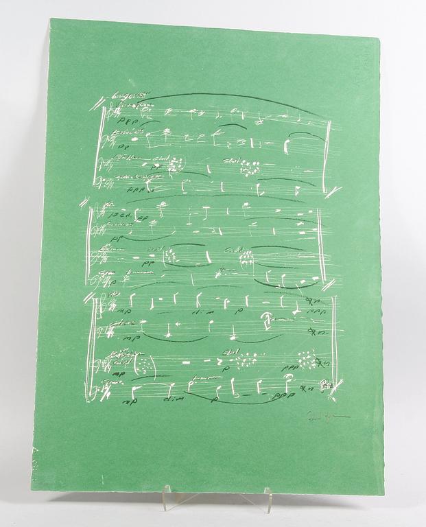 OLOFSSON, PIERRE, Seriegrafier, 5 st. Sign o numr. 6/60.