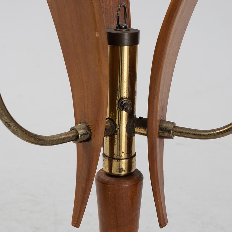 A mid century modern table lamp.