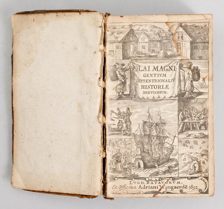 BOK: Olai Magni, Gentium Septentrionaliv Historiae Brevarium. Lugd Batavorum, Adriani Wijngaerde 1652.