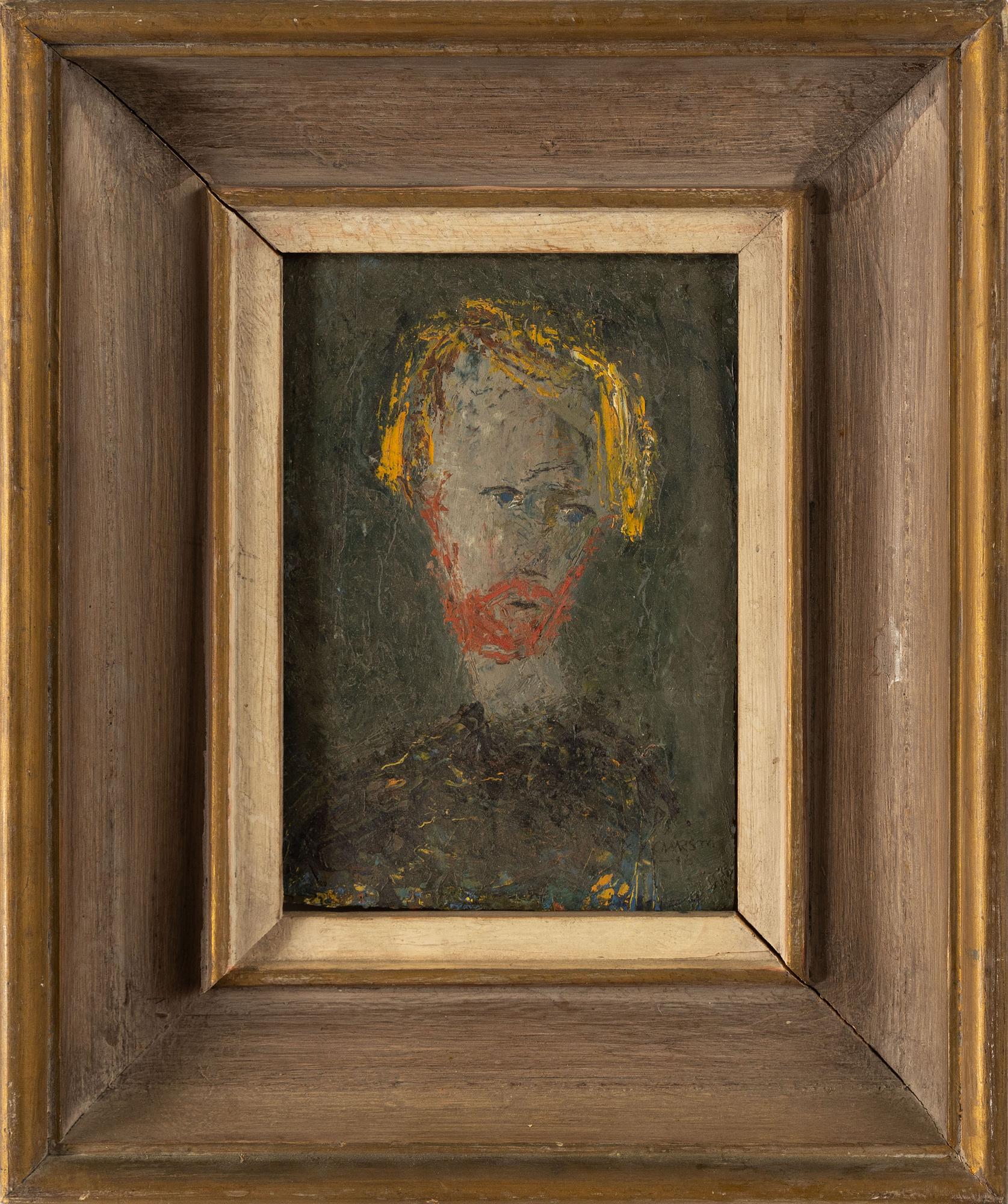 Christer Strömholm, oil on panel, signed and dated -46.